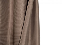Luxurious Mocha Waffle Weave Shower Curtain
