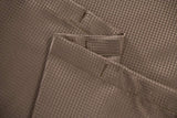 Luxurious Mocha Waffle Weave Shower Curtain - Homeroots - Flyclothing LLC