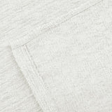 Pearl White Soft Textured Shower Curtain - Homeroots