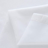 White Sheer and Grid Shower Curtain and Liner Set - Homeroots - Flyclothing LLC