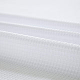 White Sheer and Grid Shower Curtain and Liner Set - Homeroots - Flyclothing LLC