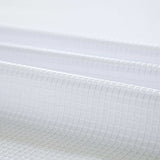 White Sheer and Grid Shower Curtain and Liner Set - Homeroots - Flyclothing LLC