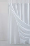 White Sheer and Grid Shower Curtain and Liner Set - Homeroots - Flyclothing LLC