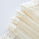 Ivory Sheer and Grid Shower Curtain and Liner Set - Homeroots - Flyclothing LLC
