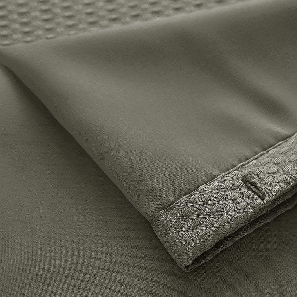 Gray Sheer and Grid Shower Curtain and Liner Set - Homeroots - Flyclothing LLC