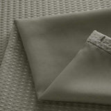 Gray Sheer and Grid Shower Curtain and Liner Set - Homeroots - Flyclothing LLC