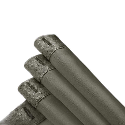 Gray Sheer and Grid Shower Curtain and Liner Set - Homeroots - Flyclothing LLC