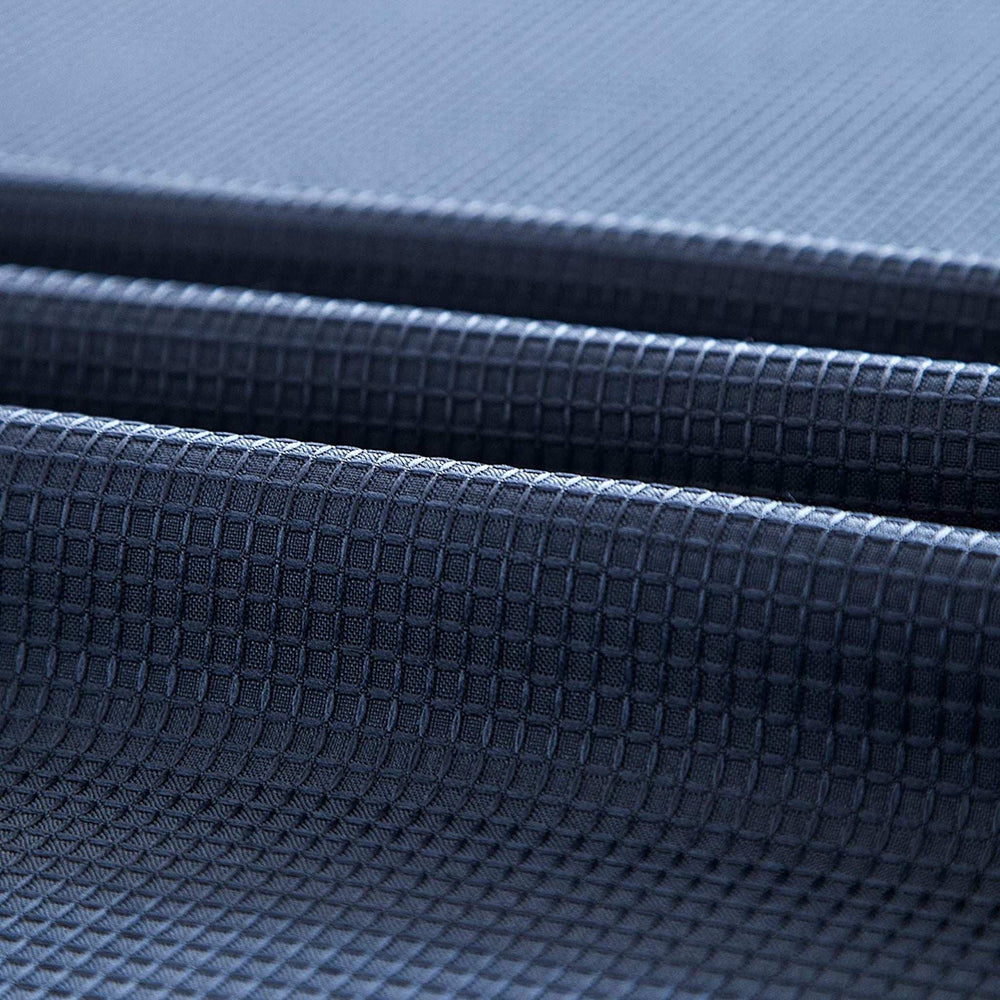 Navy Modern Grid Shower Curtain and Liner Set - Homeroots - Flyclothing LLC