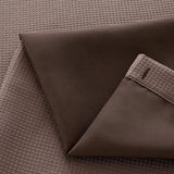 Brown Modern Grid Shower Curtain and Liner Set - Homeroots - Flyclothing LLC