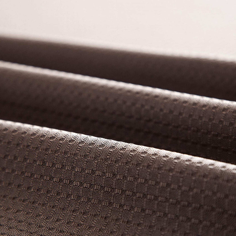 Brown Modern Grid Shower Curtain and Liner Set - Homeroots - Flyclothing LLC