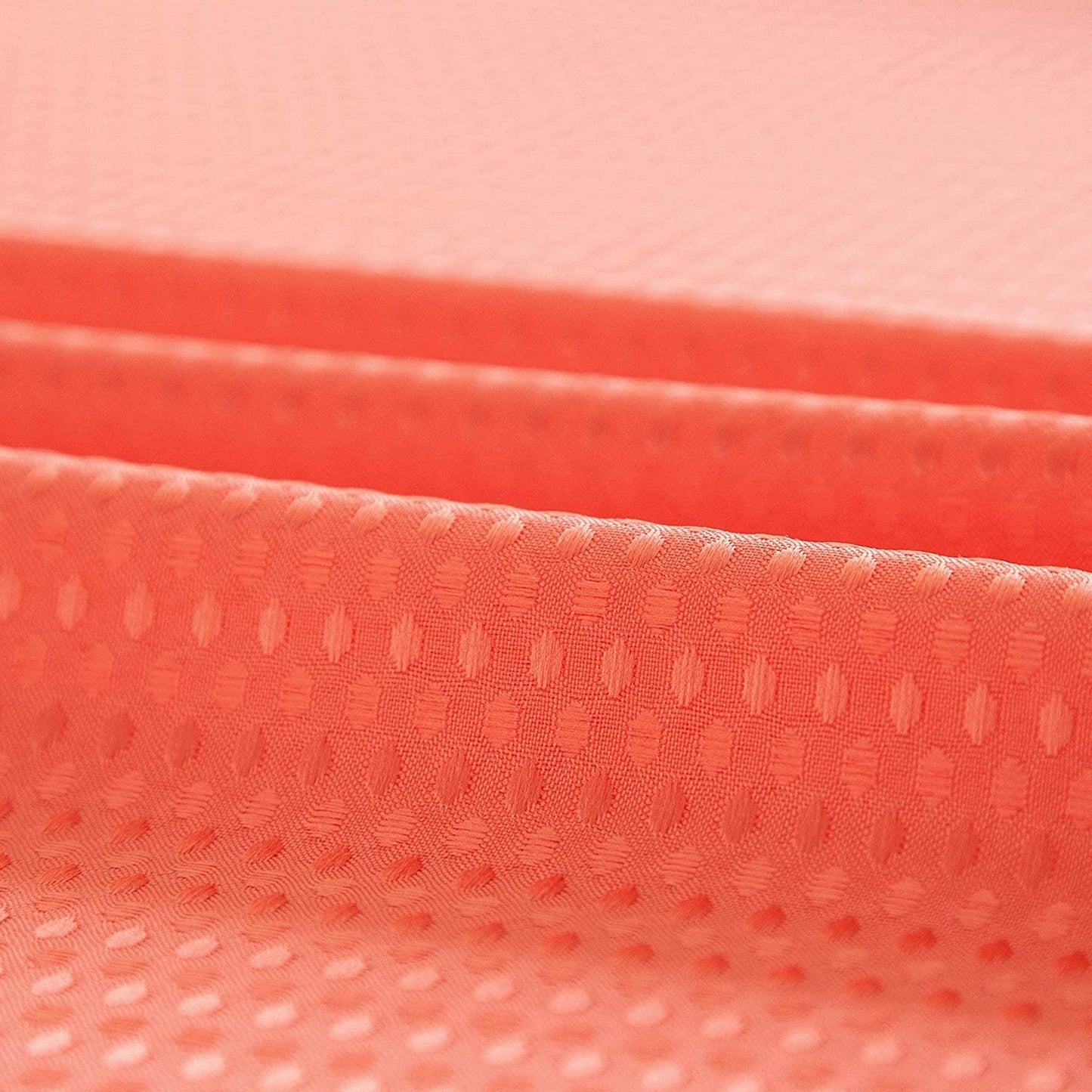 Coral Sheer and Grid Shower Curtain and Liner Set - Homeroots - Flyclothing LLC