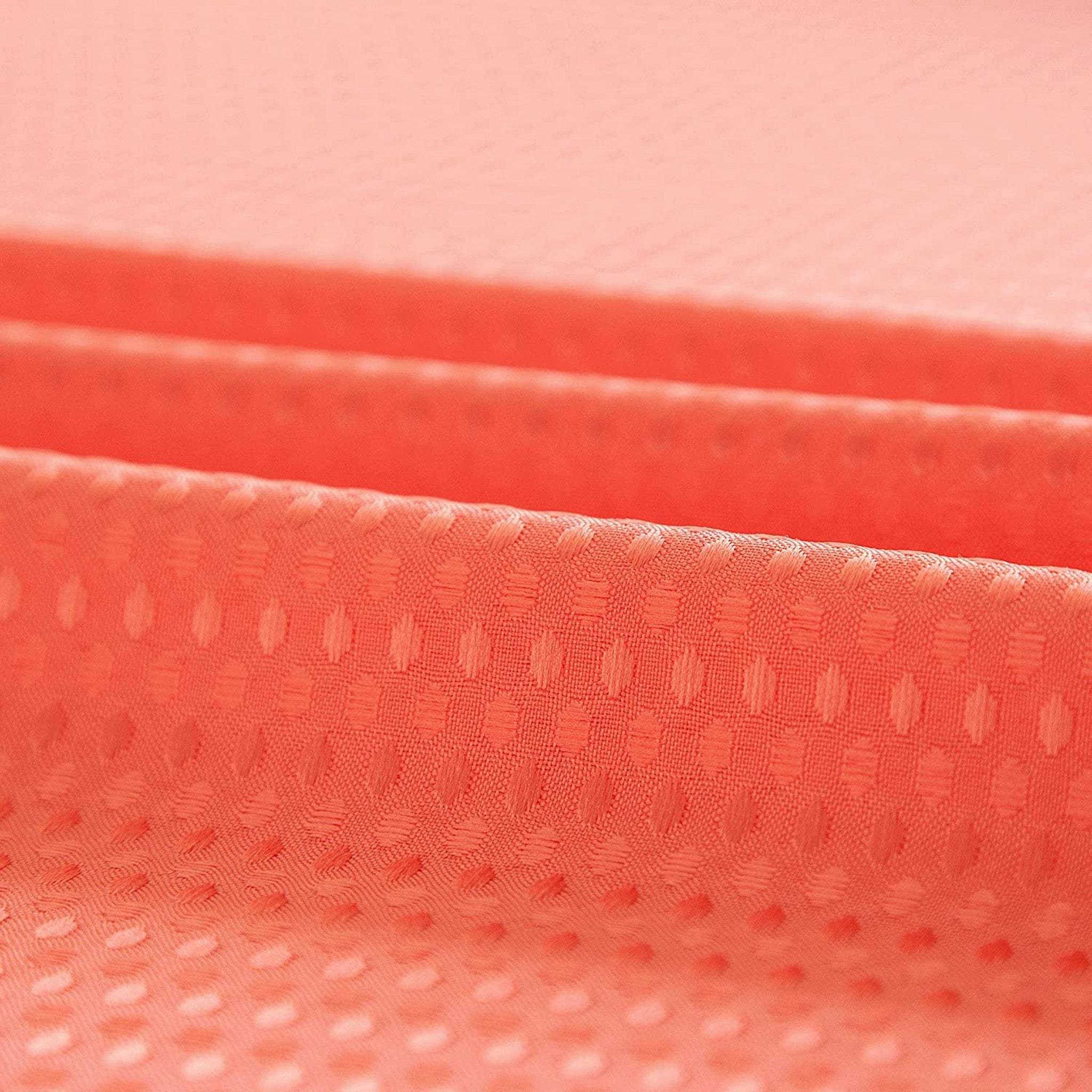 Coral Sheer and Grid Shower Curtain and Liner Set - Homeroots - Flyclothing LLC