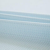 Light Blue Sheer and Grid Shower Curtain and Liner Set - Homeroots - Flyclothing LLC