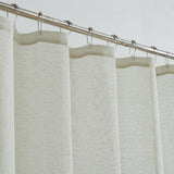Gold Contemporary Velvet Scroll Shower Curtain - Homeroots