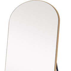 Petite Gold Arched Wooden Mirror - Homeroots