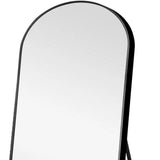 Petite Black Arched Full-length Standing Mirror - Homeroots