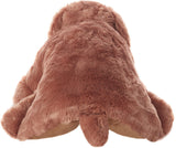 22" X 18" Brown Dog Throw Pillow - Homeroots
