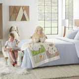 26" X 22" Ivory Lamb Throw Pillow - Homeroots - Flyclothing LLC