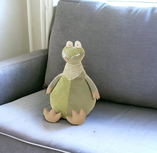 26" X 22" Green Novelty Throw Pillow - Homeroots
