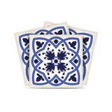 5" X 5" Blue And White Mosaic Peel And Stick Removable Tiles - Homeroots - Flyclothing LLC
