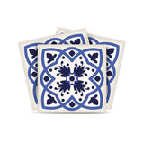 8" X 8" Blue And White Mosaic Peel And Stick Removable Tiles - Homeroots - Flyclothing LLC