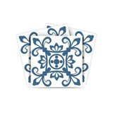 6" X 6" Teal And White Mosaic Peel And Stick Removable Tiles - Homeroots - Flyclothing LLC