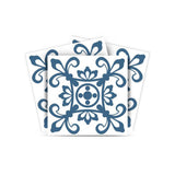 7" X 7" Teal And White Mosaic Peel And Stick Removable Tiles - Homeroots - Flyclothing LLC
