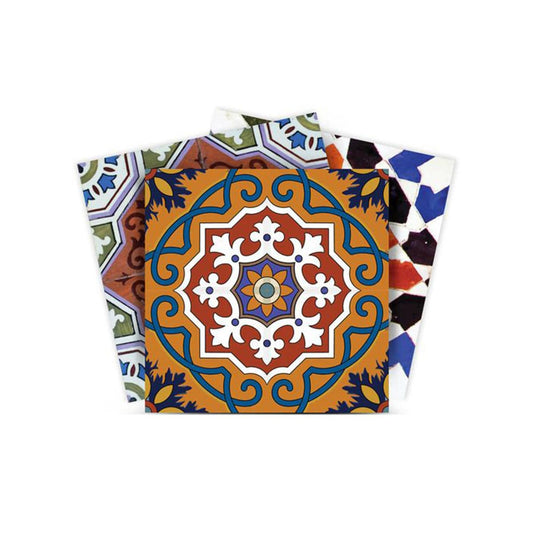 6" X 6" Mediterranean Mash Mosaic Peel and Stick Tiles - Homeroots