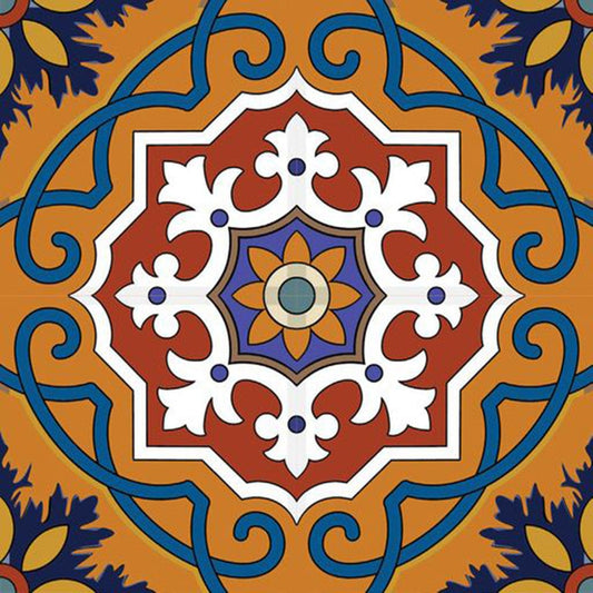 6" X 6" Mediterranean Mash Mosaic Peel and Stick Tiles - Homeroots