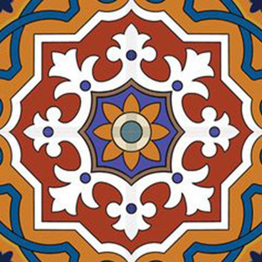 6" X 6" Mediterranean Mash Mosaic Peel and Stick Tiles - Homeroots