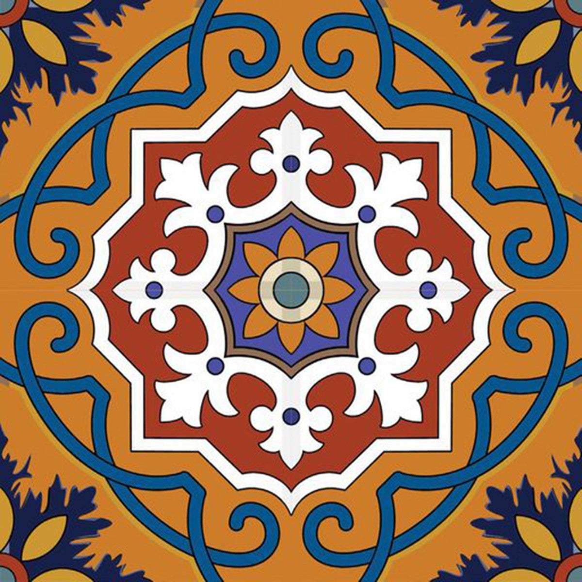 7" X 7" Mediterranean Mash Mosaic Peel and Stick Tiles - Homeroots - Flyclothing LLC