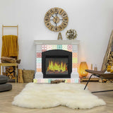4" X 4" Muted Brights Mosaic Peel and Stick Removable Tiles - Homeroots - Flyclothing LLC