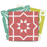 8" X 8" Muted Brights Mosaic Peel and Stick Removable Tiles - Homeroots - Flyclothing LLC