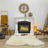 8" X 8" Muted Brights Mosaic Peel and Stick Removable Tiles - Homeroots - Flyclothing LLC