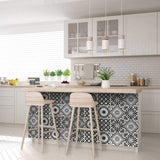 8" X 8" Black and White Multi Peel and Stick Removable Tiles - Homeroots - Flyclothing LLC