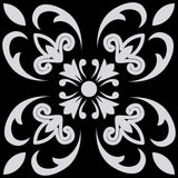 6" X 6" Black White and Gray Mosaic Peel and Stick Tiles - Homeroots - Flyclothing LLC