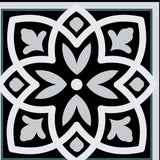 8" X 8" Black White and Gray Mosaic Peel and Stick Tiles - Homeroots - Flyclothing LLC