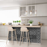 5" X 5" Gray and White Multi Peel and Stick Removable Tiles - Homeroots - Flyclothing LLC