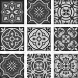 7" X 7" Gray and White Multi Peel and Stick Removable Tiles - Homeroots - Flyclothing LLC