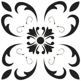 4" X 4" Black and White Delia Peel and Stick Removable Tiles - Homeroots - Flyclothing LLC