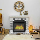 7" X 7" Black and White Lil  Daisy Peel and Stick Removable Tiles - Homeroots