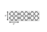 6" X 6" Black and White Quatrefoil Peel and Stick Tiles - Homeroots - Flyclothing LLC