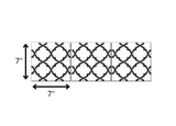 7" X 7" Black and White Quatrefoil Peel and Stick Tiles - Homeroots - Flyclothing LLC