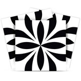 4" X 4" Black and White Colla Peel and Stick Removable Tiles - Homeroots - Flyclothing LLC