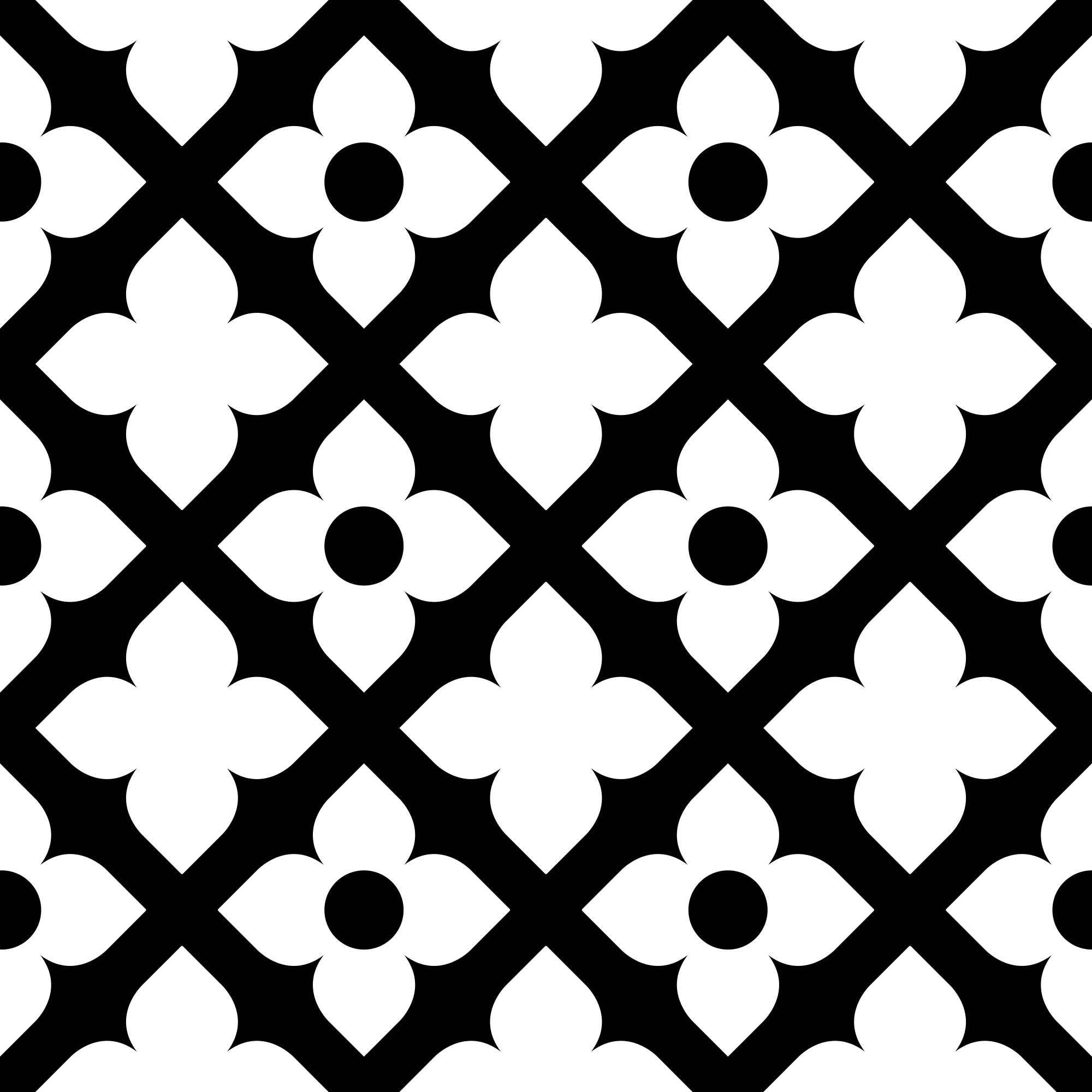4" X 4" Black and White Dia Peel and Stick Removable Tiles - Homeroots - Flyclothing LLC