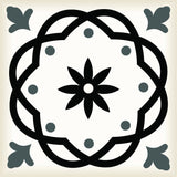 6" X 6" Black and White Rolla Peel and Stick Removable Tiles - Homeroots - Flyclothing LLC