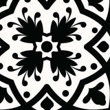 5" X 5" Black White and Gray Bella Peel and Stick Tiles - Homeroots - Flyclothing LLC