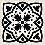 6" X 6" Black White and Gray Bella Peel and Stick Tiles - Homeroots