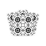 7" X 7" Black and White Gerber Peel and Stick Removable Tiles - Homeroots