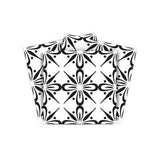 4" X 4" Black and White Quattra Peel and Stick Removable Tiles - Homeroots - Flyclothing LLC